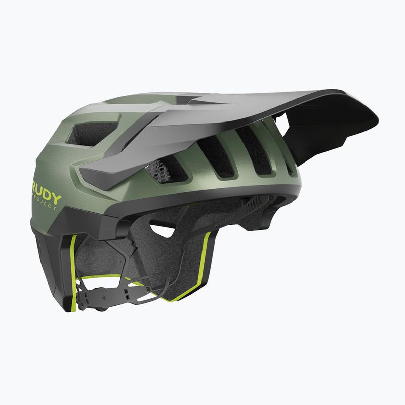 Casco da bici Rudy Project Terraform met.olive/black/acid green matte