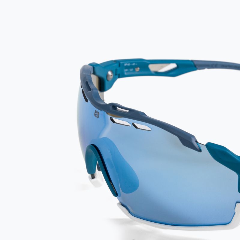 Occhiali da sole Rudy Project Cutline blu pacifico opaco/multilaser ghiaccio 5