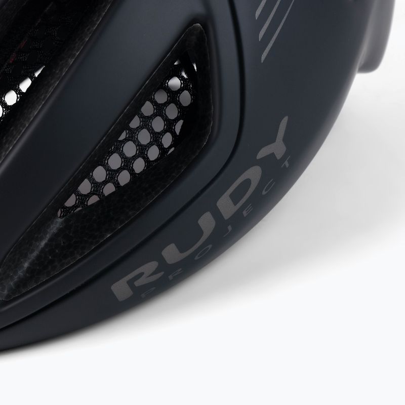 Casco da bicicletta Rudy Project Spectrum rosso nero opaco 7