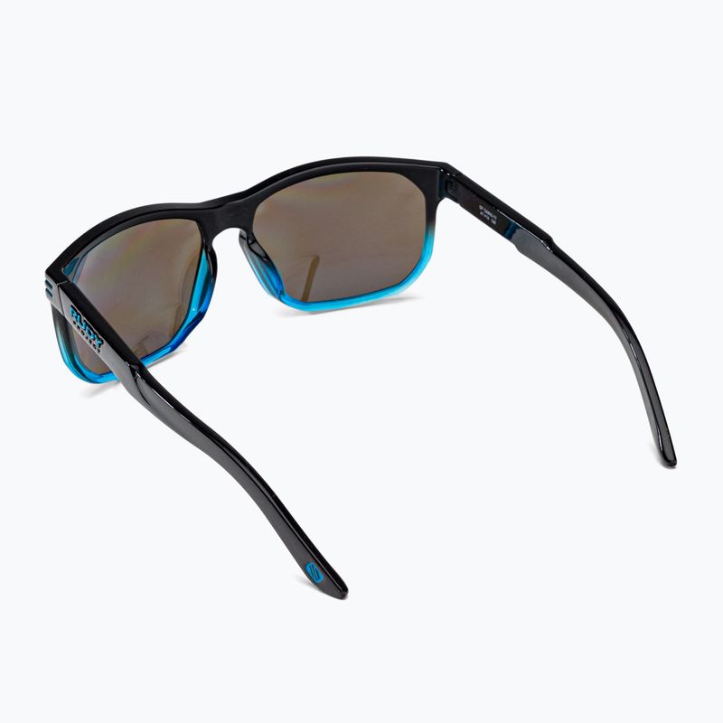 Occhiali da sole Rudy Project Soundrise black fade crystal azure gloss/multilaser ice 2