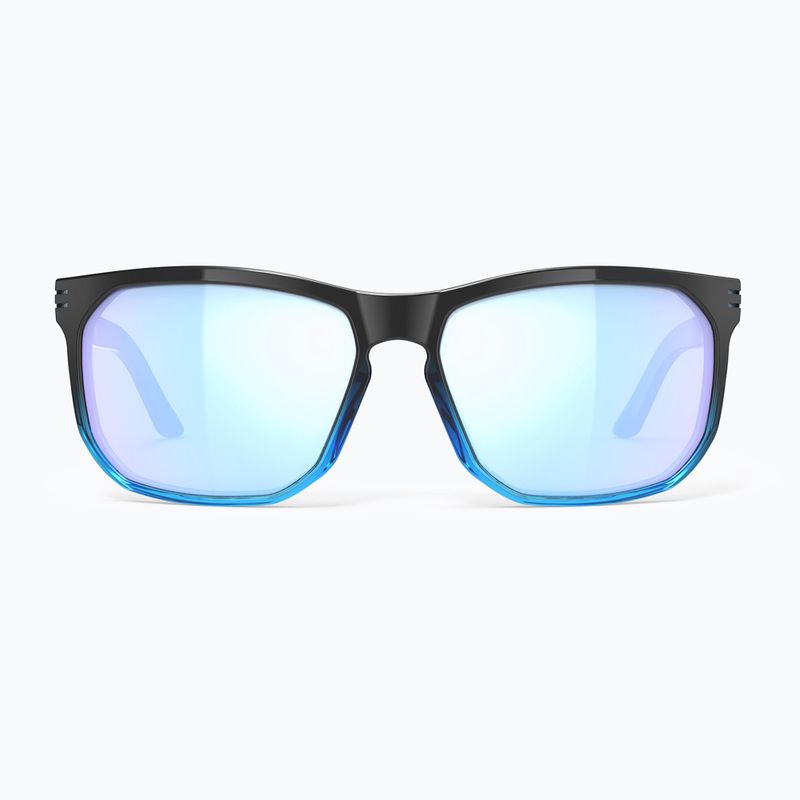 Occhiali da sole Rudy Project Soundrise black fade crystal azure gloss/multilaser ice 7