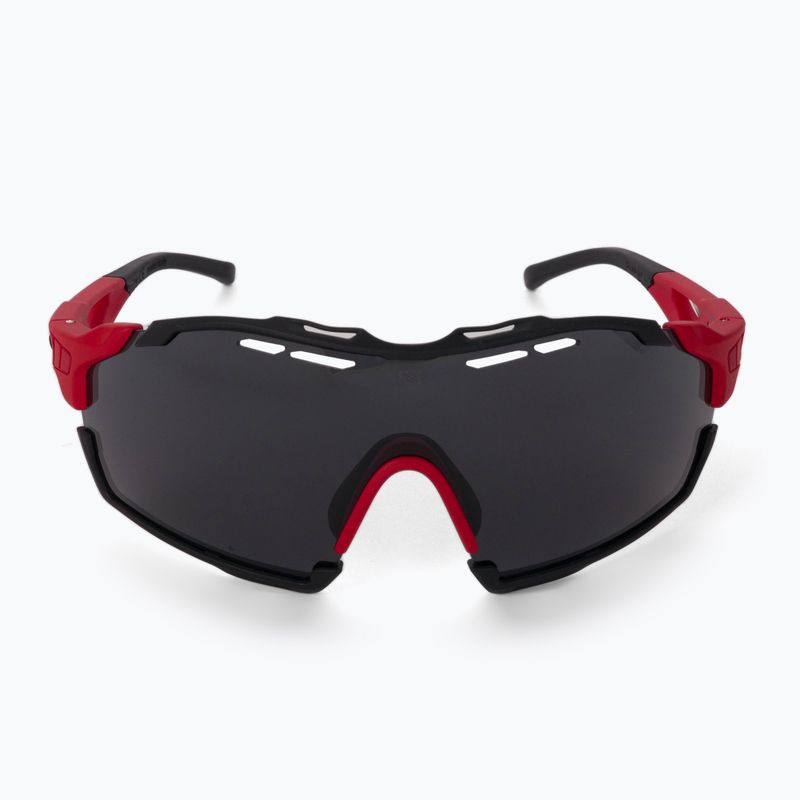 Occhiali da sole Rudy Project Cutline rosso opaco/nero fumo 3