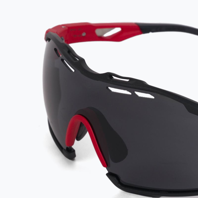 Occhiali da sole Rudy Project Cutline rosso opaco/nero fumo 5