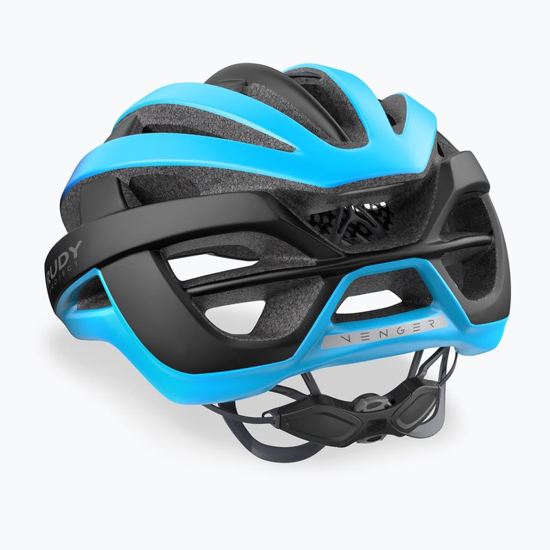 Casco da bici Rudy Project Venger Road azzurro/nero opaco 9