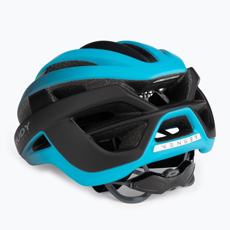 Casco da bici Rudy Project Venger Road azzurro/nero opaco 4