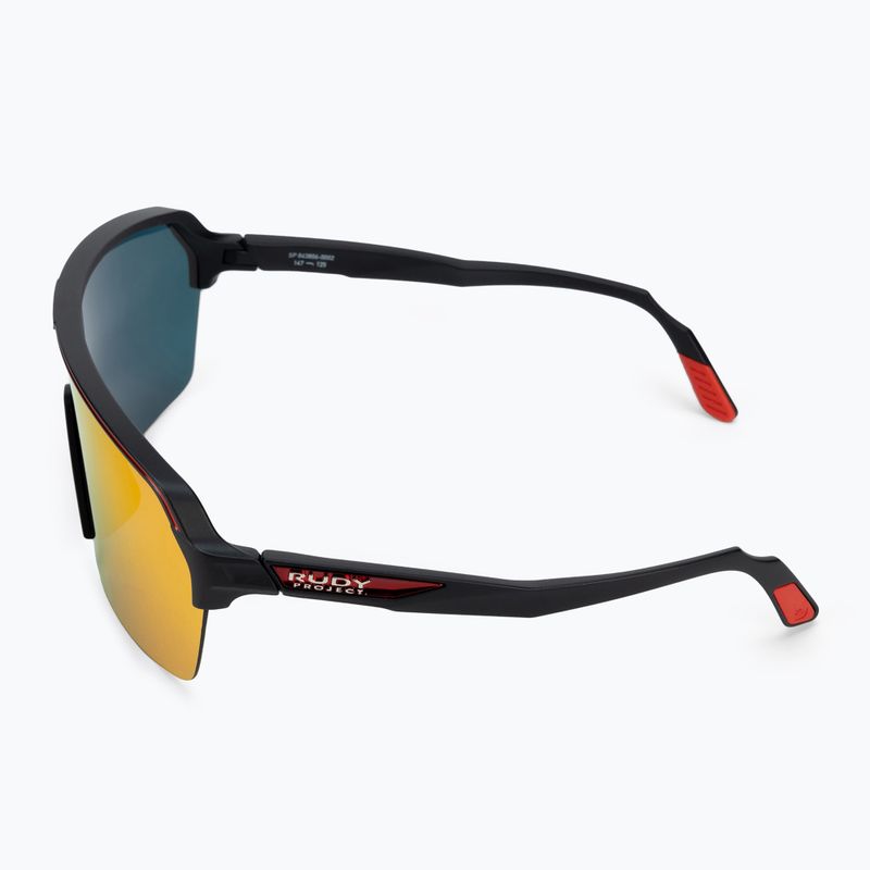 Occhiali da sole Rudy Project Spinshield Air nero opaco/rosso multi laser 4