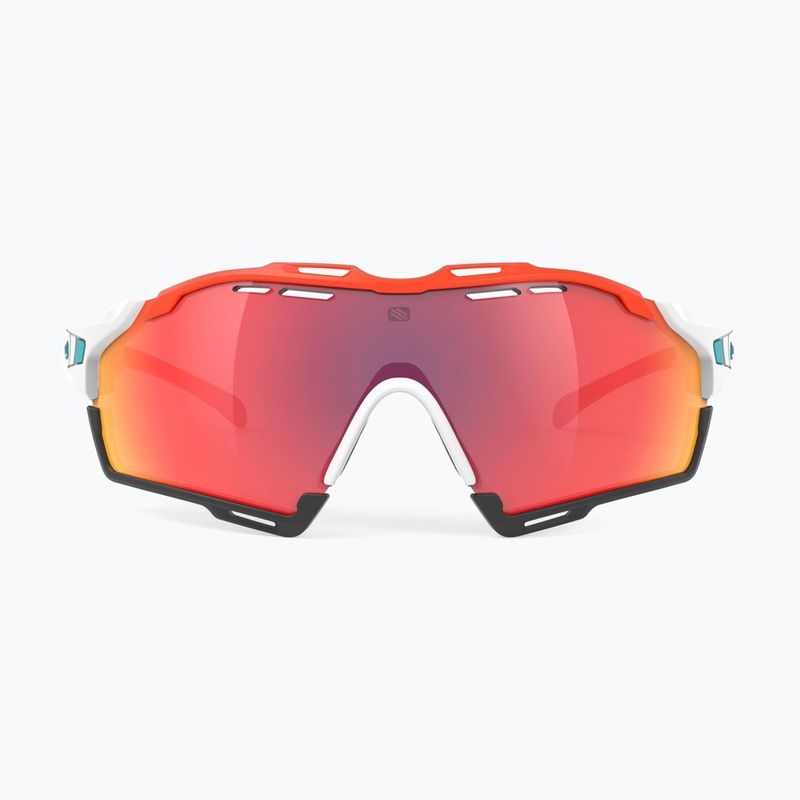 Occhiali da sole Rudy Project Cutline bianco opaco/rosso multicolore 2