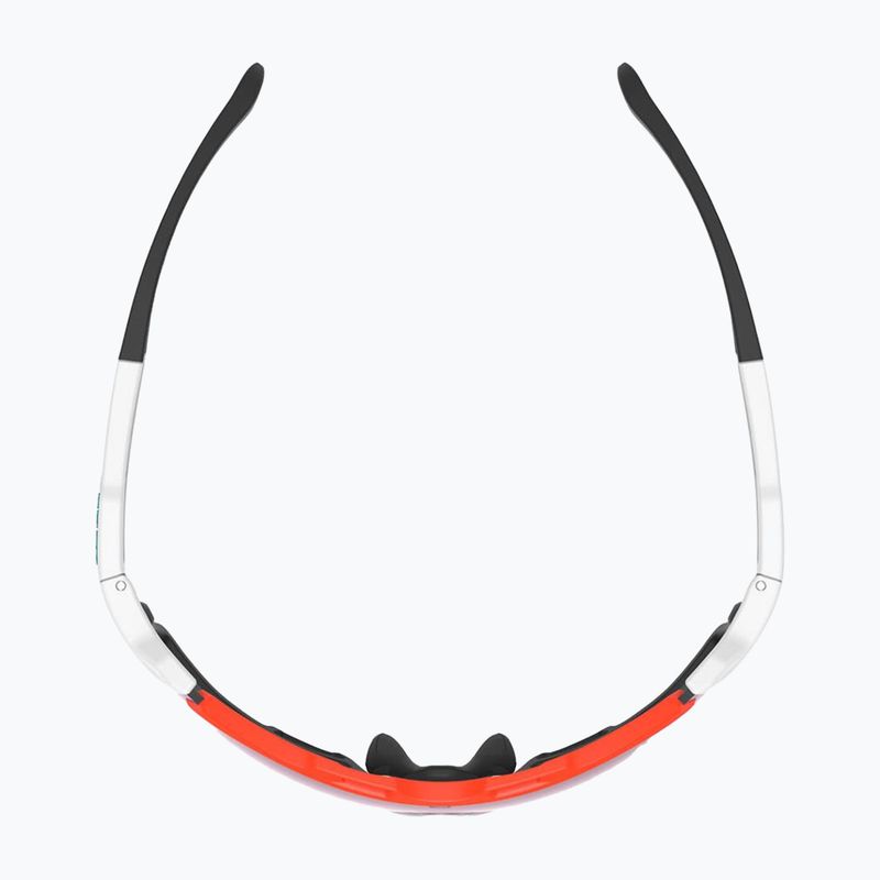 Occhiali da sole Rudy Project Cutline bianco opaco/rosso multicolore 4