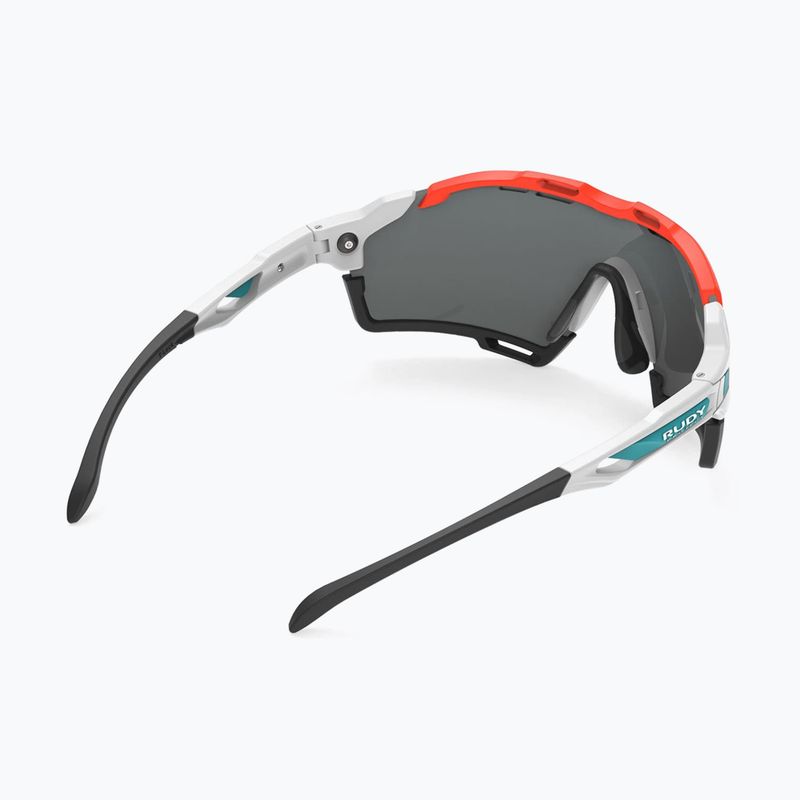 Occhiali da sole Rudy Project Cutline bianco opaco/rosso multicolore 5