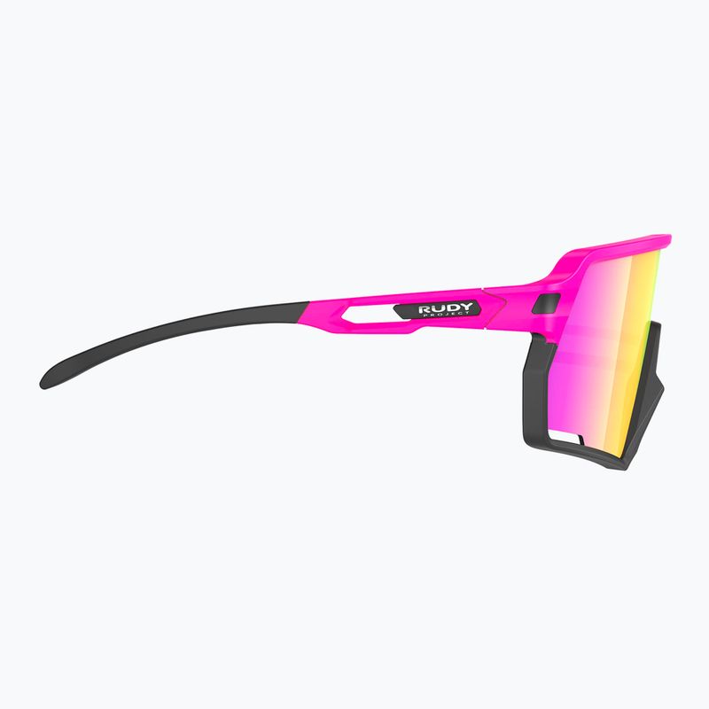 Occhiali da sole Rudy Project Kelion rosa fluo opaco/multilaser sunset 4