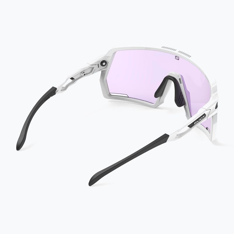 Occhiali da sole Rudy Project Kelion bianco lucido/impactx fotocromatico 2 laser viola 5