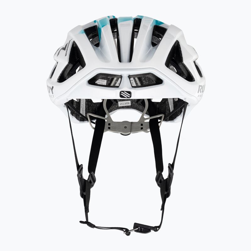 Casco da bici Rudy Project Egos Team Pearl perlato lucido/oro lucido 2