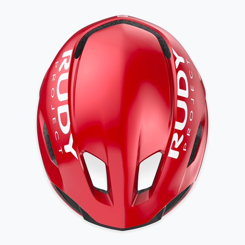 Casco da bici Rudy Project Nytron rosso cometa lucido 5