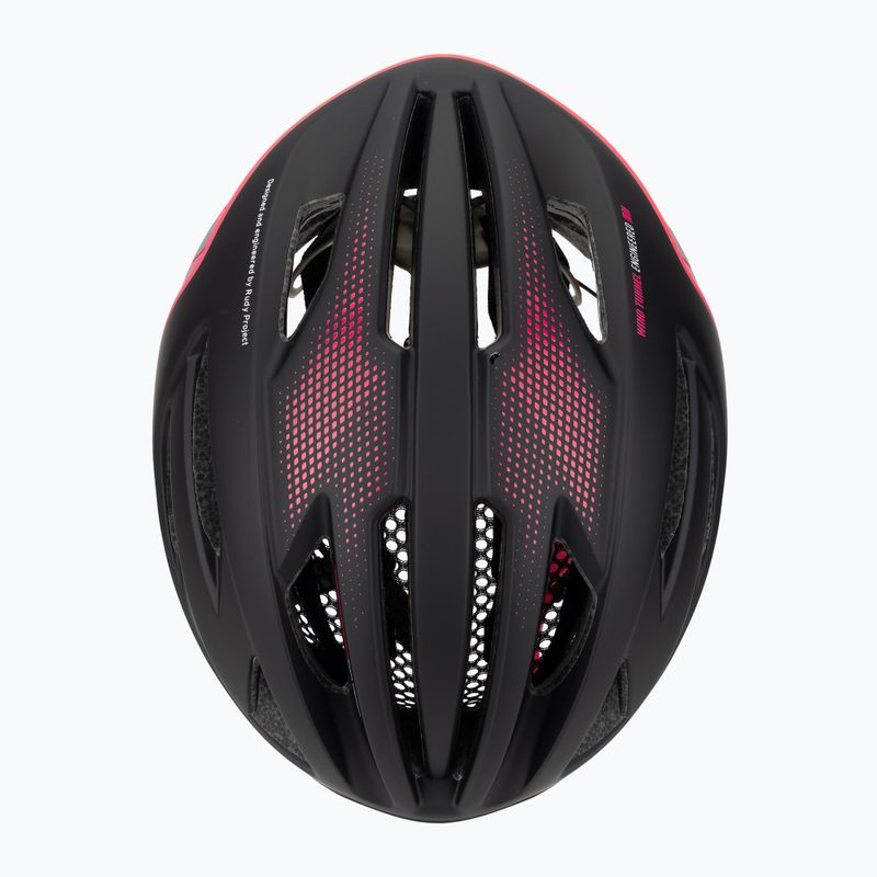 Casco da bici Rudy Project Egos nero/rosa fluo opaco 6