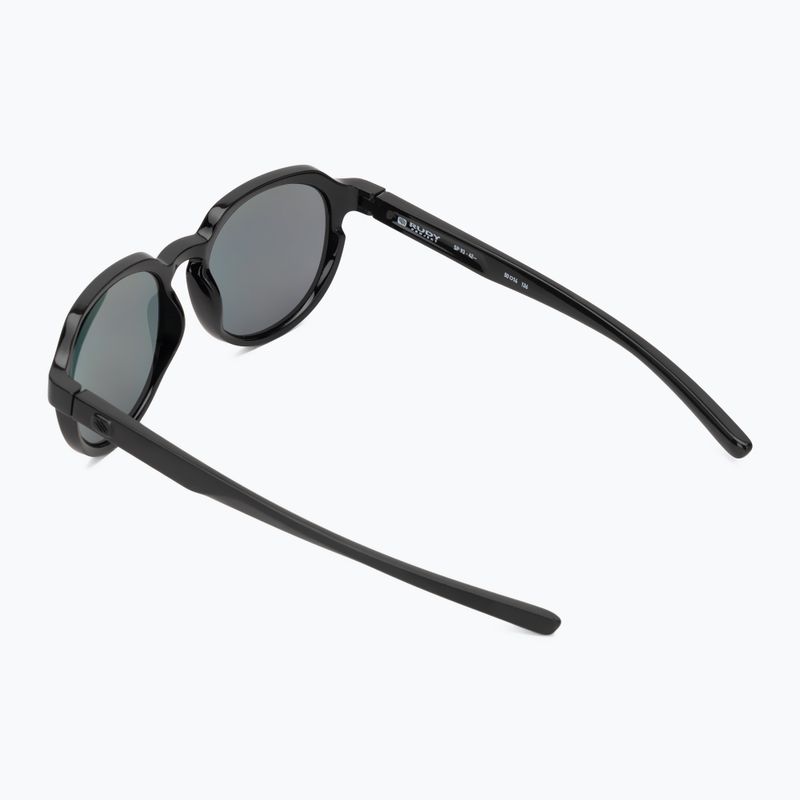 Occhiali da sole Rudy Project Glamshady nero lucido/polar 3fx hdr multilaser rosso 2