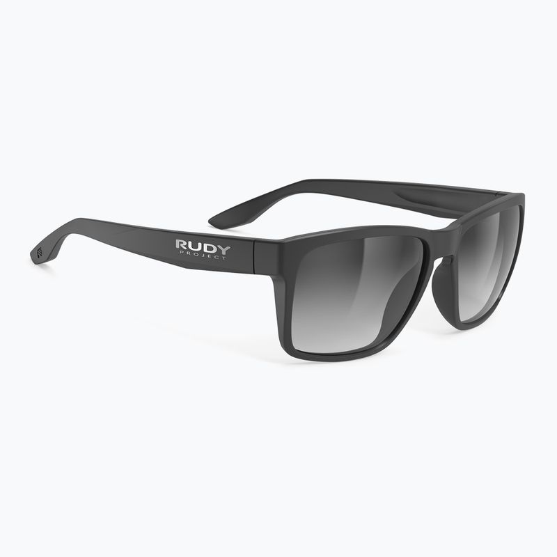 Occhiali da sole Rudy Project Spinhawk Edge nero opaco/nero fumo deg