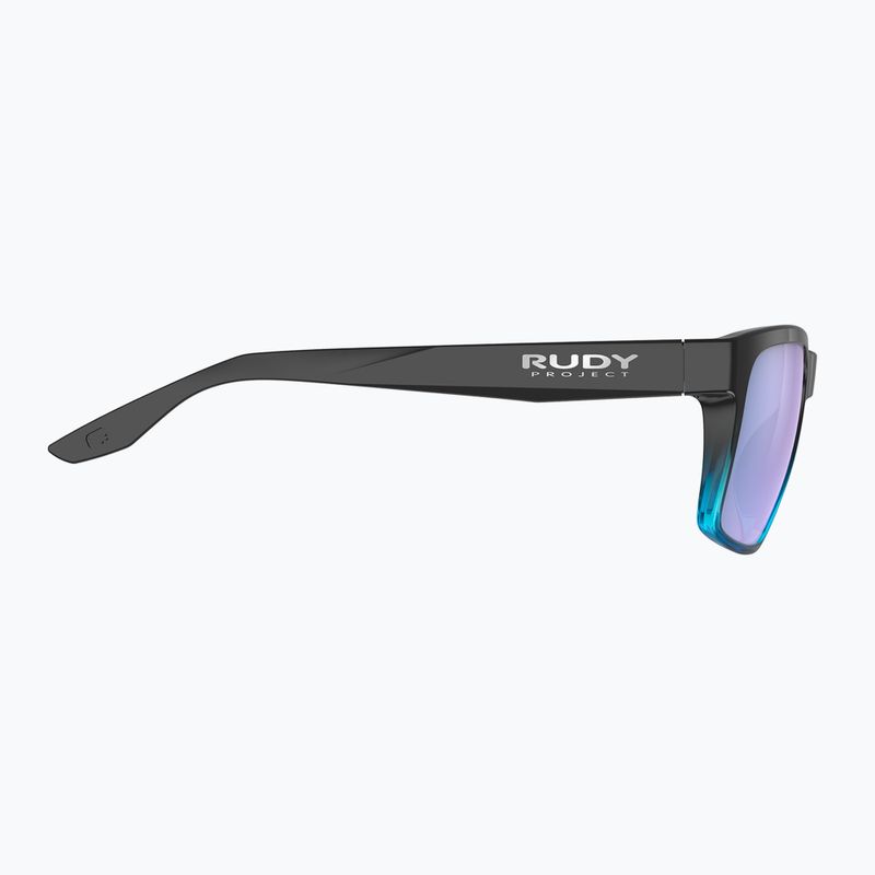 Occhiali da sole Rudy Project Spinhawk Edge black fade crystal azure gloss/multilaser ice 4