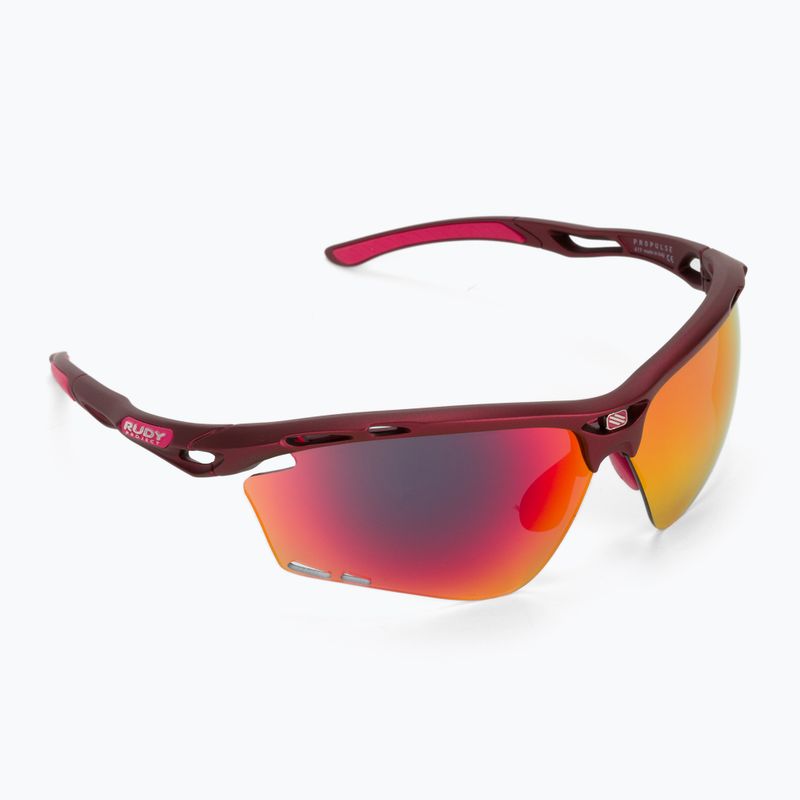 Occhiali da sole Rudy Project Propulse merlot opaco/rosso multilaser