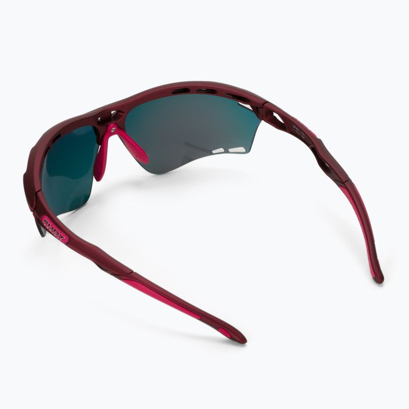 Occhiali da sole Rudy Project Propulse merlot opaco/rosso multilaser 2