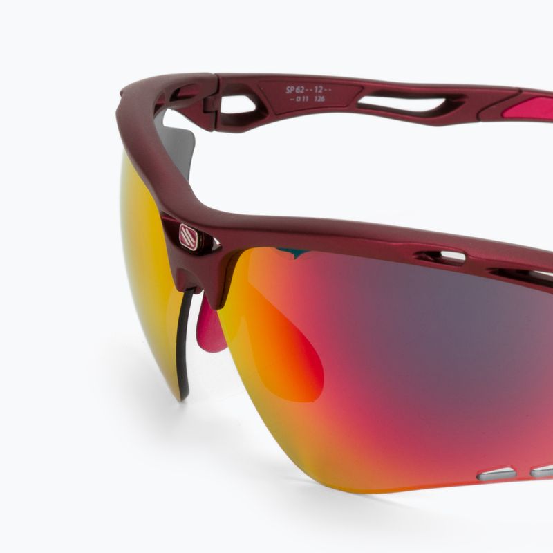 Occhiali da sole Rudy Project Propulse merlot opaco/rosso multilaser 5