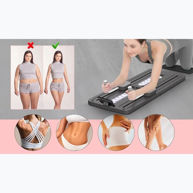 Reformer per pilates Extralink DNXGHJNKERMLPM Black