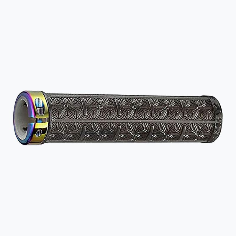 SUPACAZ Grips nero chiaro/olio slick anelli a stella