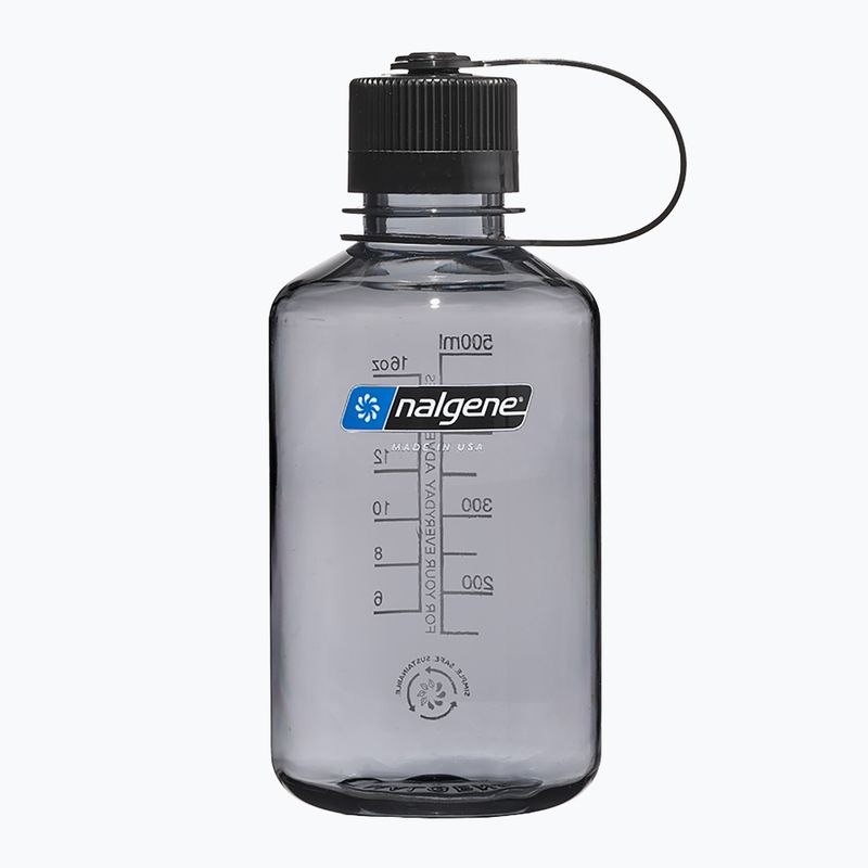 Bottiglia da viaggio Nalgene Narrow Mouth Sustain 500 ml grigio