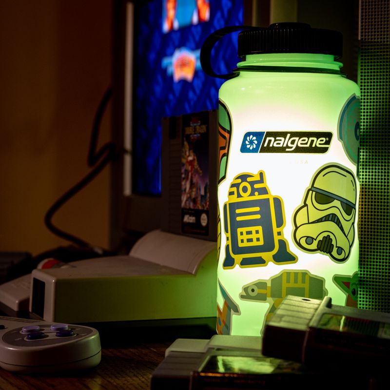 Bottiglia da viaggio Nalgene Wide Mouth 1000 ml glow green 4