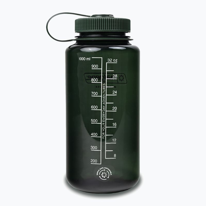 Nalgene Bottiglia da viaggio Sustain a bocca larga 1000 ml monocolore giada 2