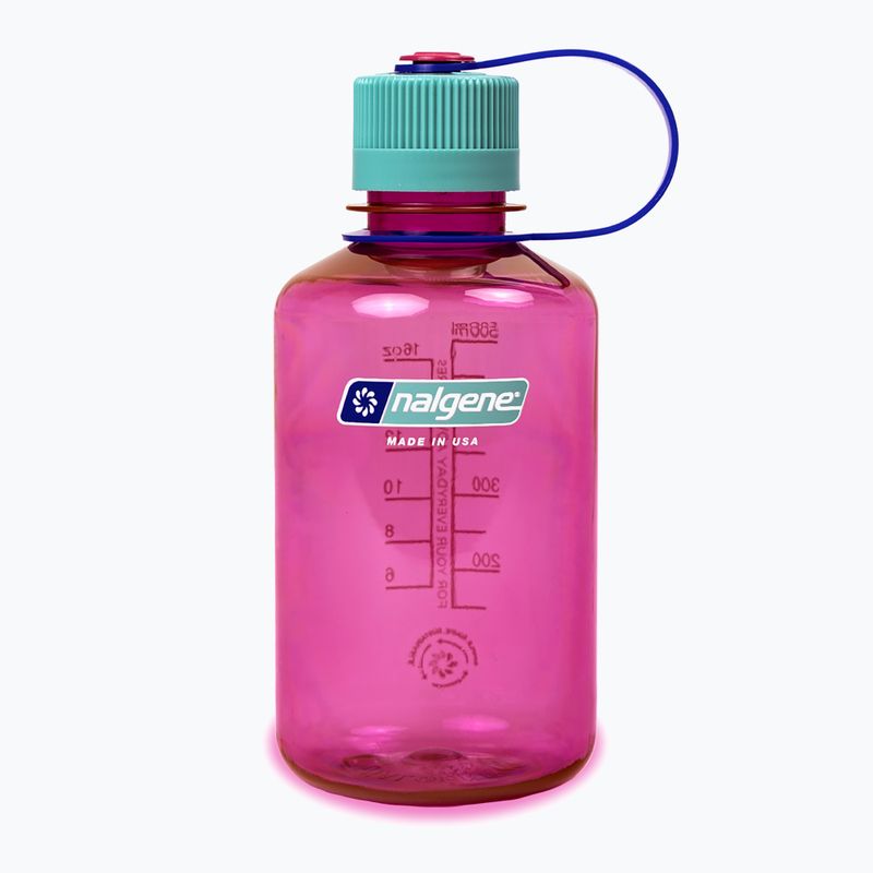 Bottiglia da viaggio Nalgene Narrow Mouth Sustain 500 ml electric magenta