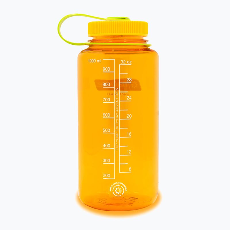 Nalgene Bottiglia da viaggio Sustain a bocca larga 1000 ml clementina 2