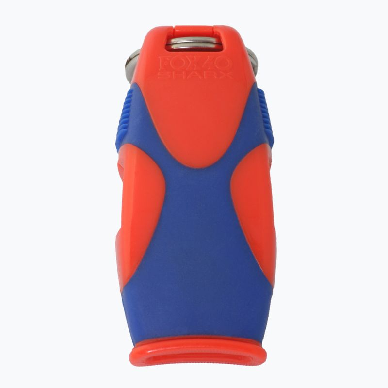 Fox 40 Sharx Fischietto di sicurezza arancione/blu con cordino 2