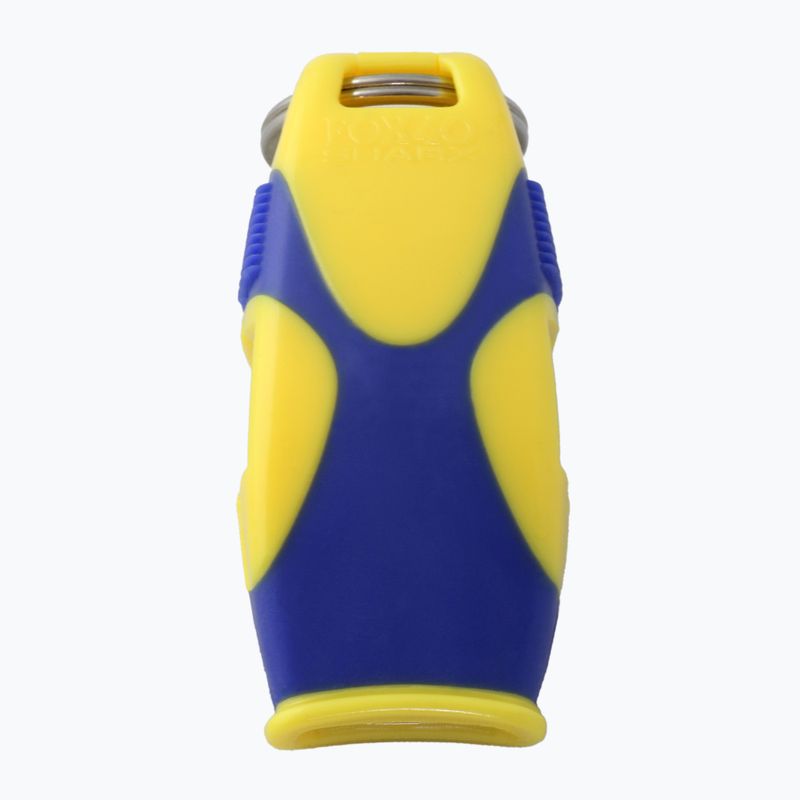 Fox 40 Sharx Fischietto di sicurezza giallo/blu con cordino 2