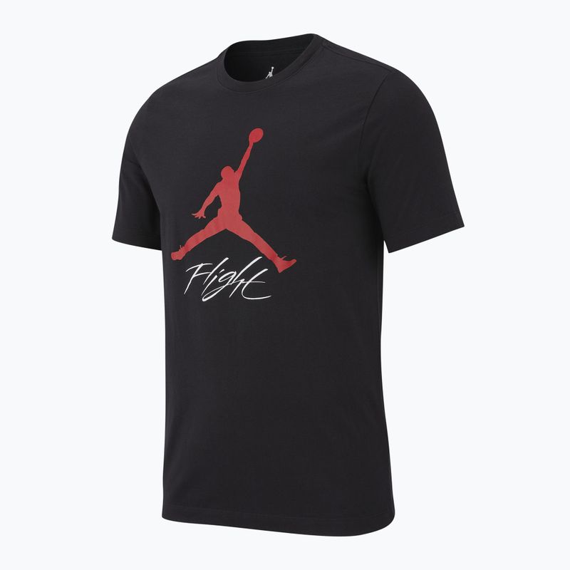 T-shirt da uomo Jordan Jumpman Flight black/gym red 6
