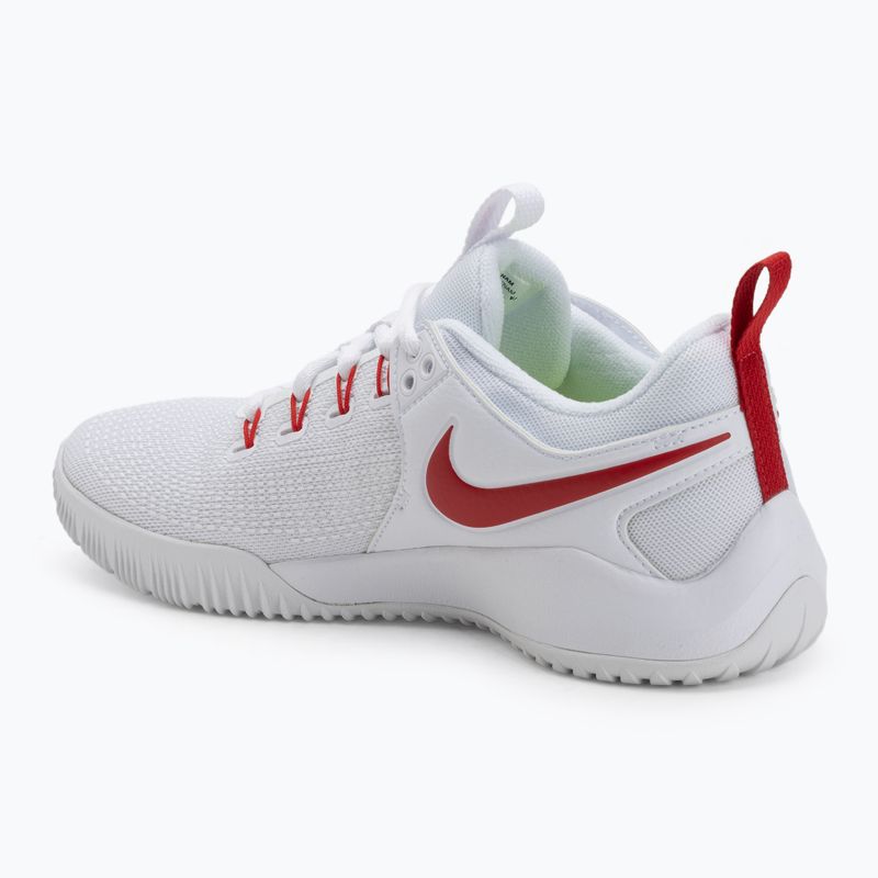 Scarpe da volley donna Nike Air Zoom Hyperace 2 white/university red 3