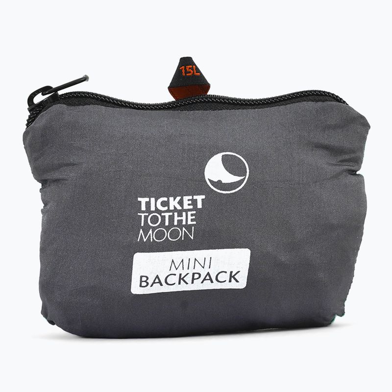 Ticket To The Moon Mini 15 l zaino grigio/menta