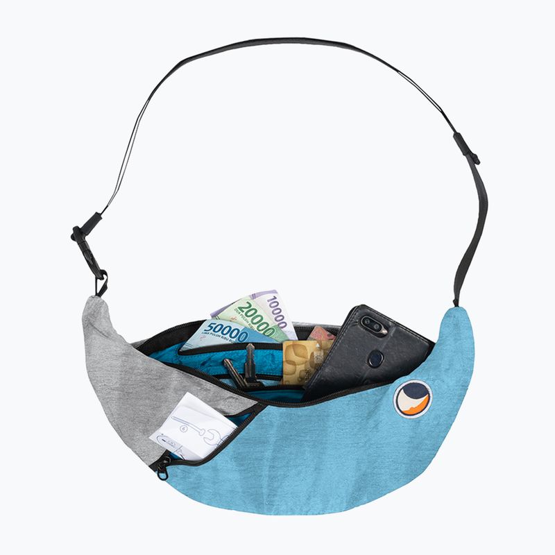 Ticket To The Moon Borsa a tracolla con fionda riciclata blu cielo/grigio ghiaccio 2