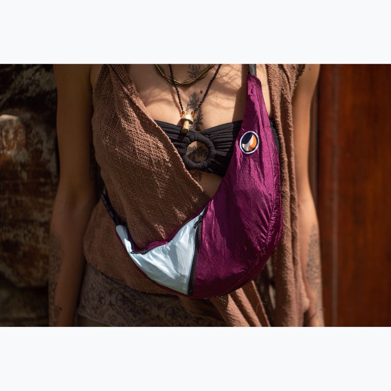 Ticket To The Moon Borsa a tracolla Upcycled Sling prugna/nuvola 8