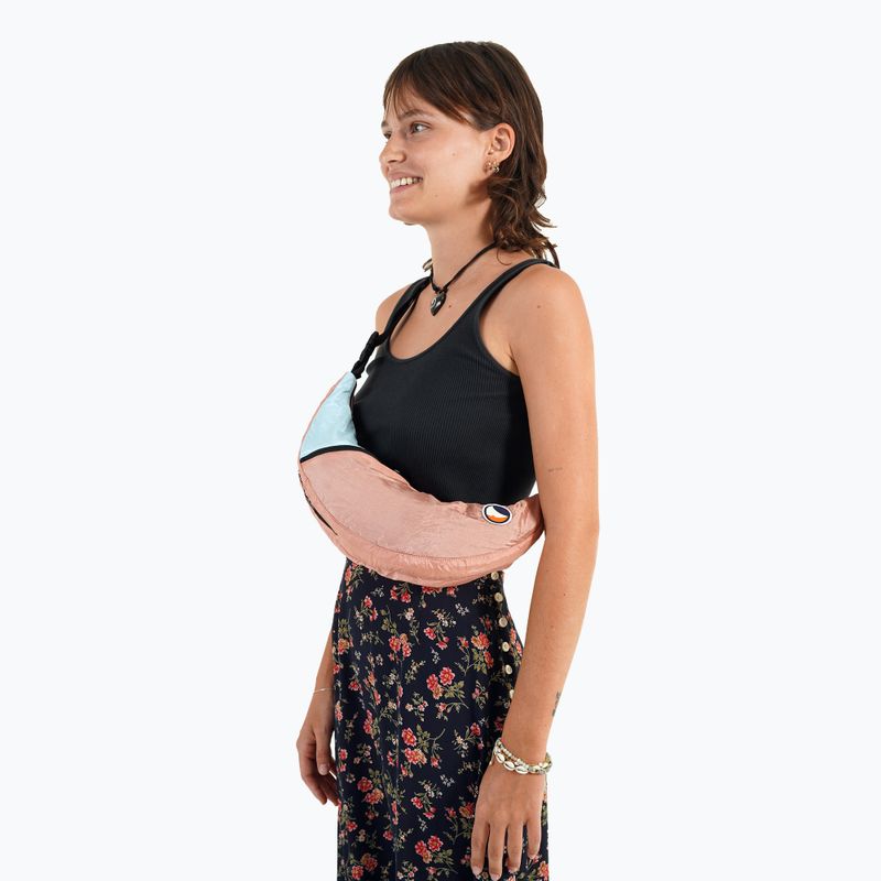 Ticket To The Moon Upcycled Sling bag borsa a tracolla pesca/nuvola 4