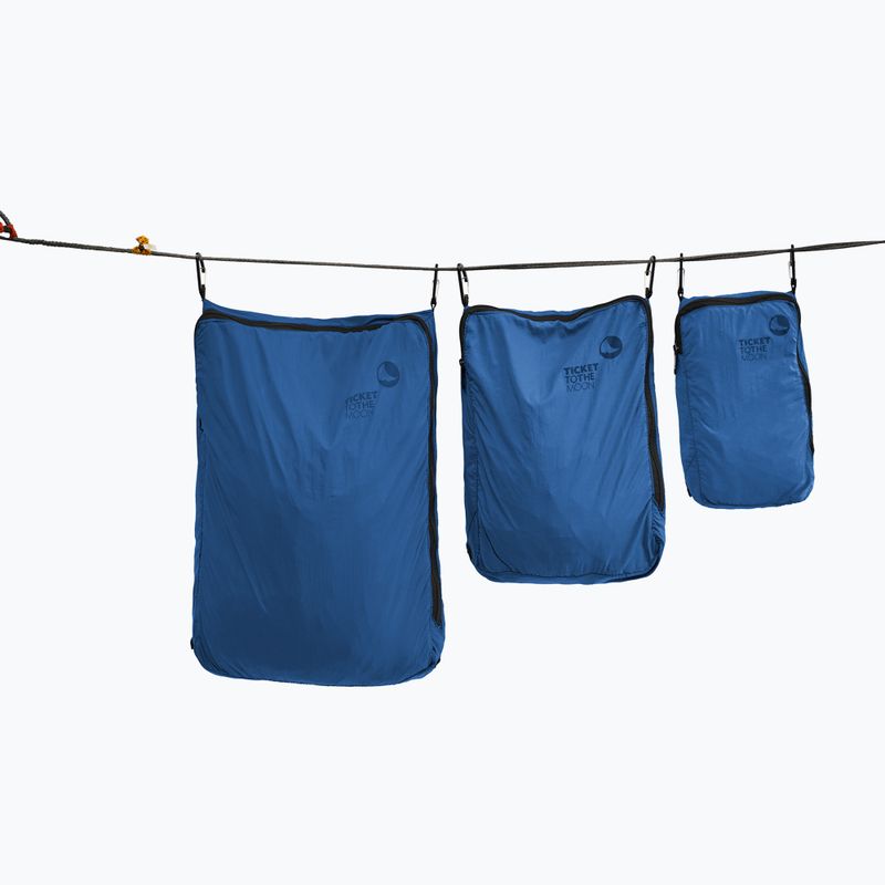 Set di organizerów Ticket To The Moon Travel Cube Set 3 pcs. lightest blue/blue 2