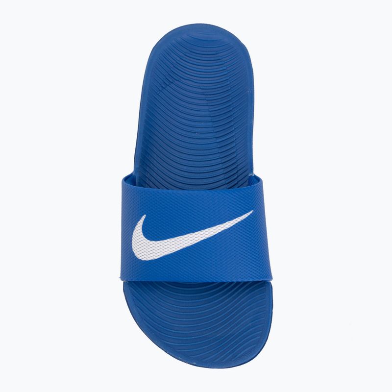 Ciabatte Nike Coffee hyper cobalt/white 5