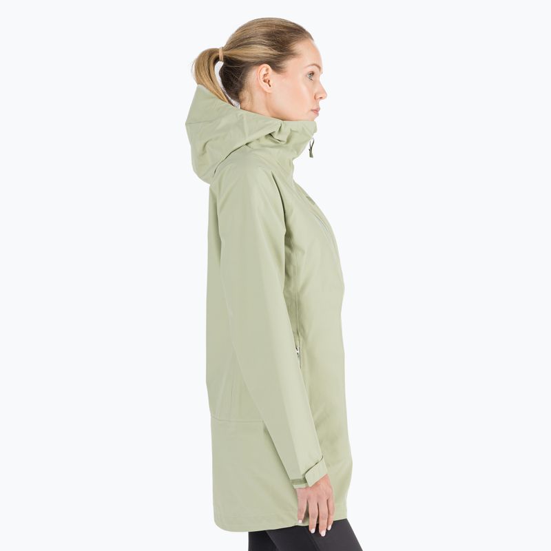 Parka donna The North Face Dryzzle Futurelight verde tè 3