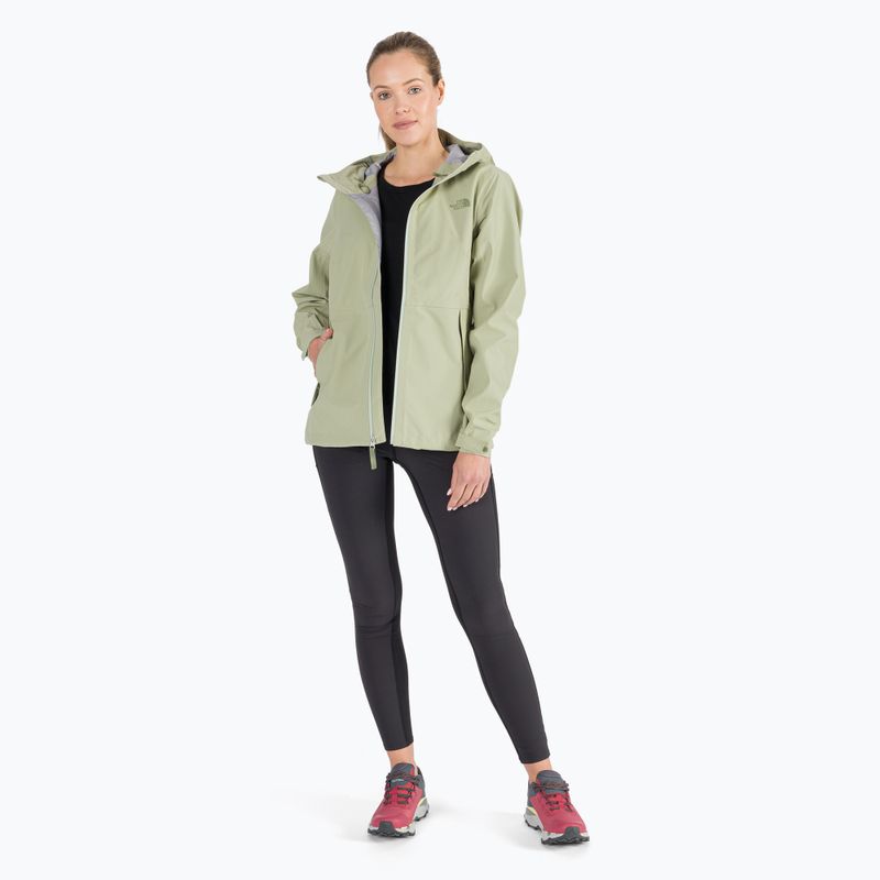 Giacca da pioggia da donna The North Face Dryzzle Futurelight verde tè 2