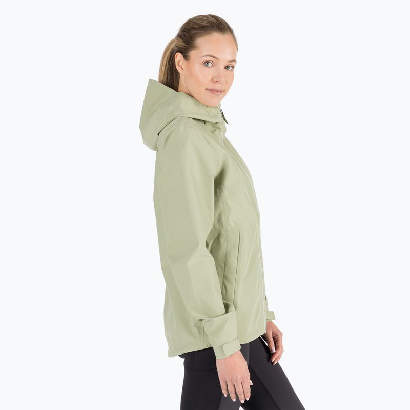 Giacca da pioggia da donna The North Face Dryzzle Futurelight verde tè 3