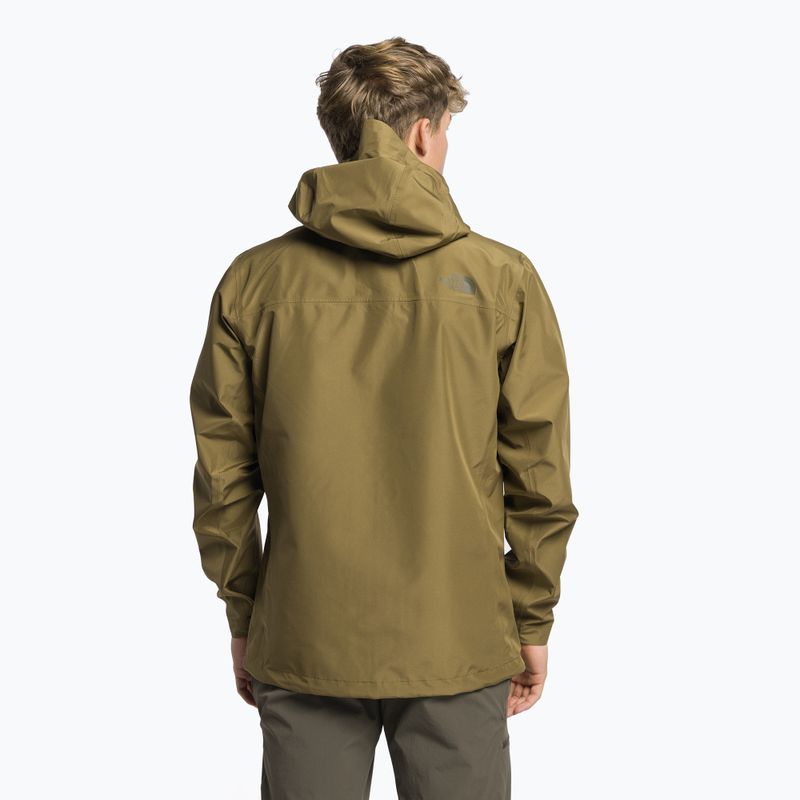 Giacca antipioggia The North Face Dryzzle Futurelight uomo, oliva militare 4