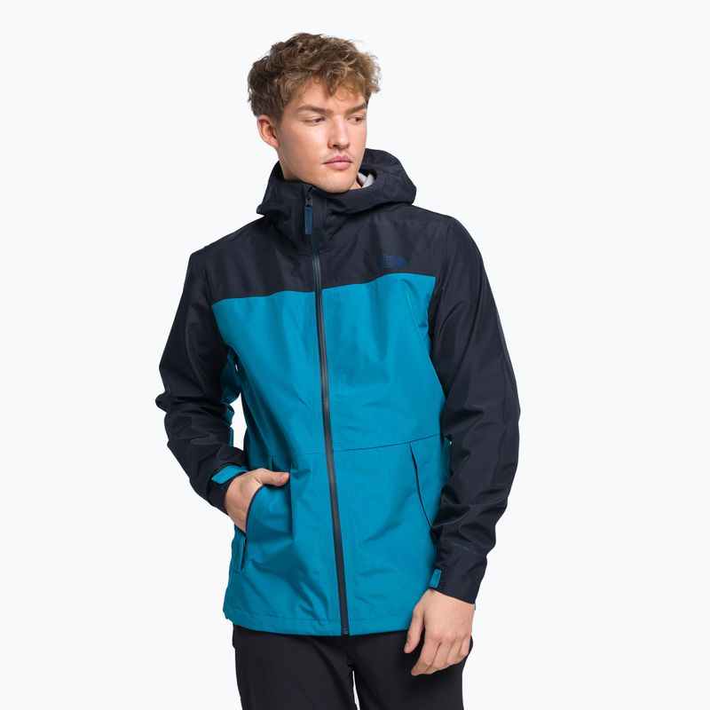 Giacca antipioggia da uomo The North Face Dryzzle Futurelight aviator blu navy/banf blu