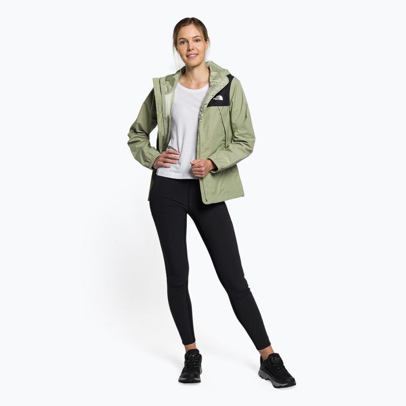 Giacca antipioggia donna The North Face Antora nero/verde tè 2