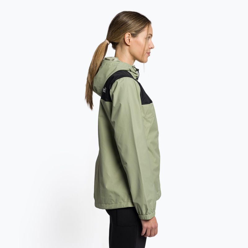 Giacca antipioggia donna The North Face Antora nero/verde tè 3