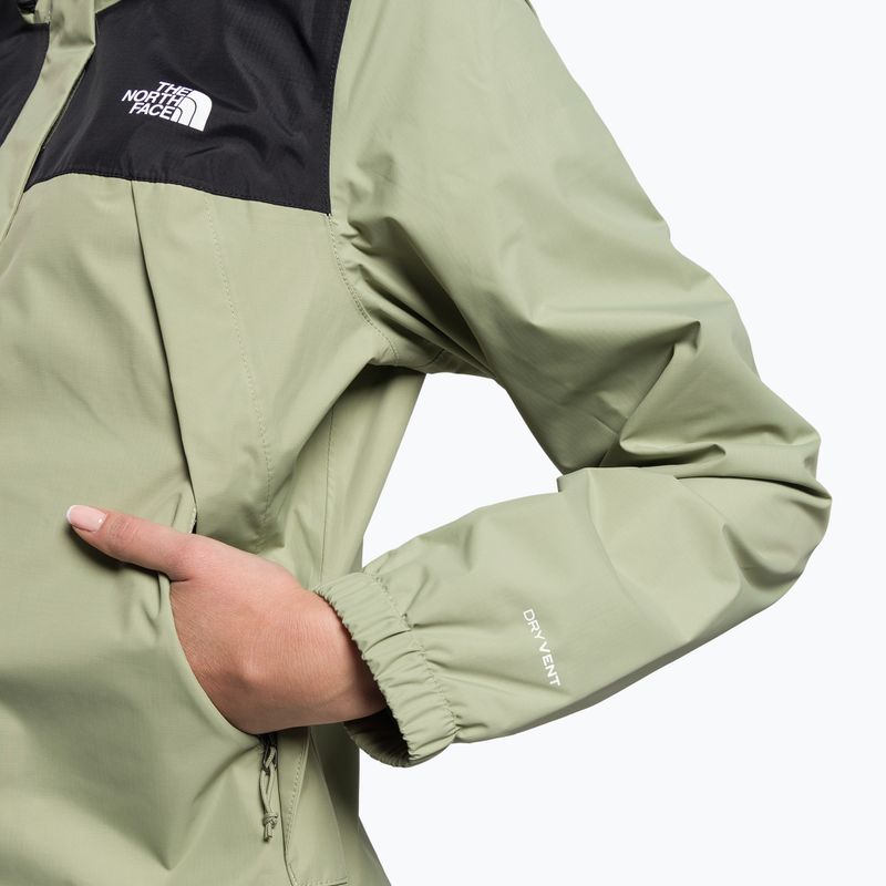 Giacca antipioggia donna The North Face Antora nero/verde tè 8