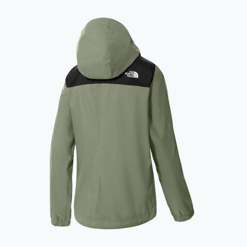 Giacca antipioggia donna The North Face Antora nero/verde tè 12